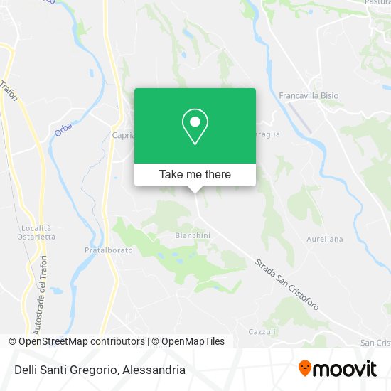 Delli Santi Gregorio map