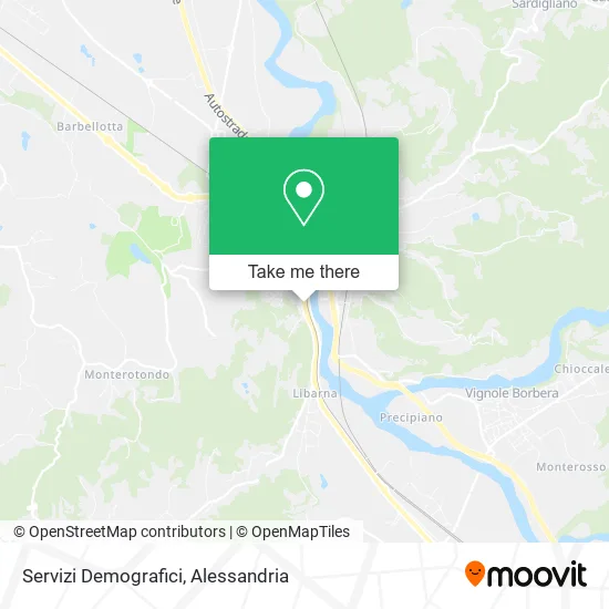 Servizi Demografici map