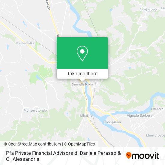 Pfa Private Financial Advisors di Daniele Perasso & C. map