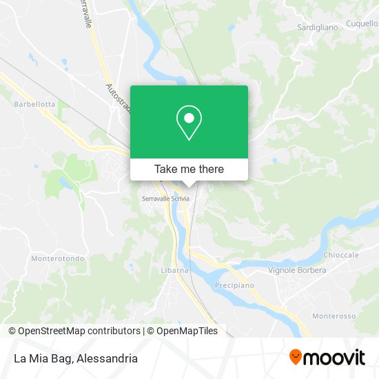 La Mia Bag map