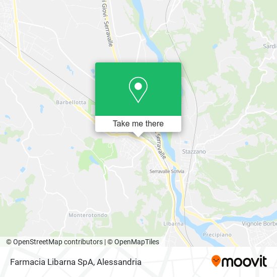 Farmacia Libarna SpA map