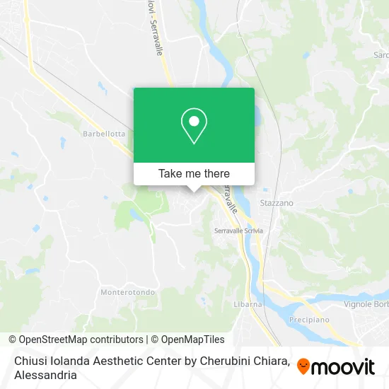 Chiusi Iolanda Aesthetic Center by Cherubini Chiara map