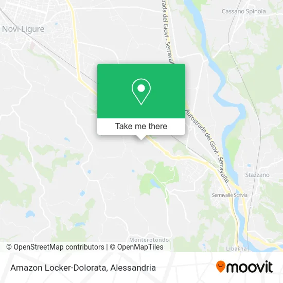 Amazon Locker-Dolorata map