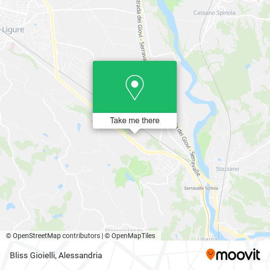 Bliss Gioielli map