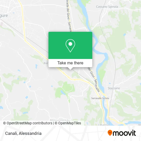 Canali map