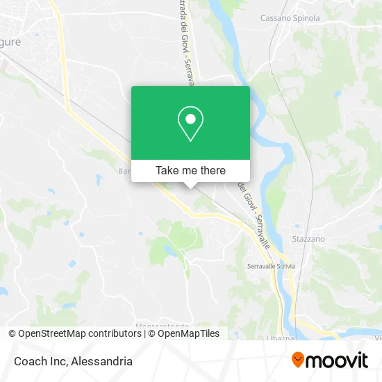 Coach Inc map