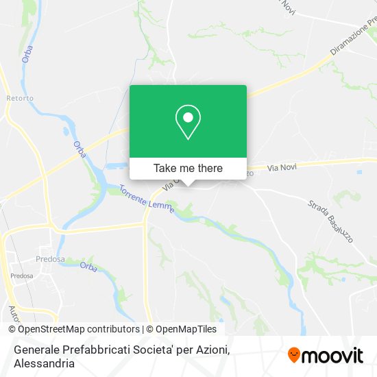 Generale Prefabbricati Societa' per Azioni map