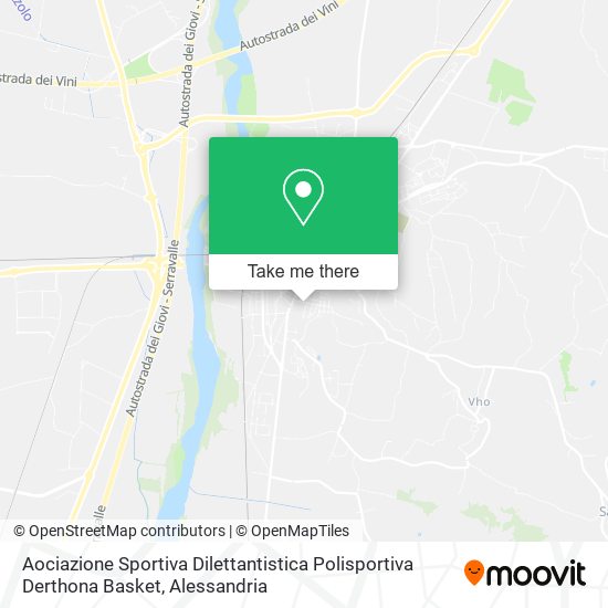 Aociazione Sportiva Dilettantistica Polisportiva Derthona Basket map