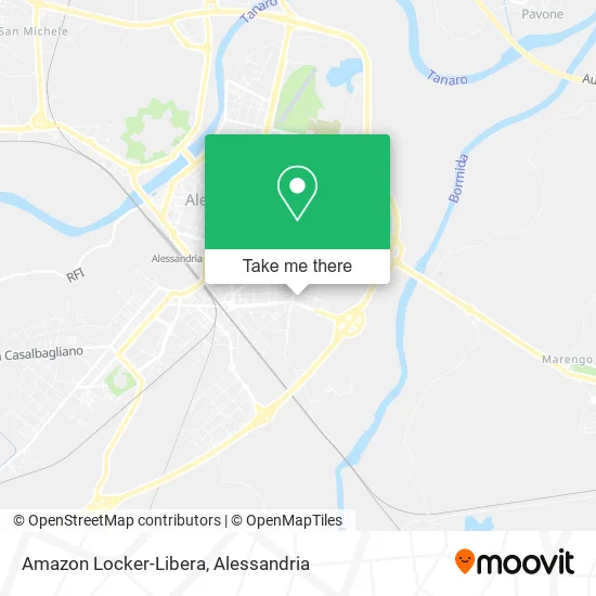 Amazon Locker-Libera map