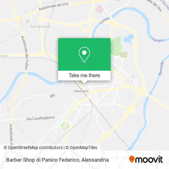 Barber Shop di Panico Federico map