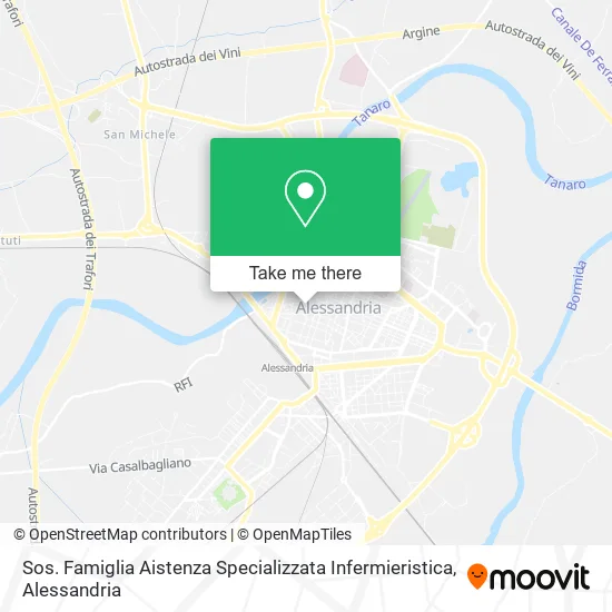 Sos. Famiglia Aistenza Specializzata Infermieristica map