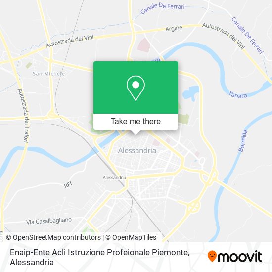 Enaip-Ente Acli Istruzione Profeionale Piemonte map
