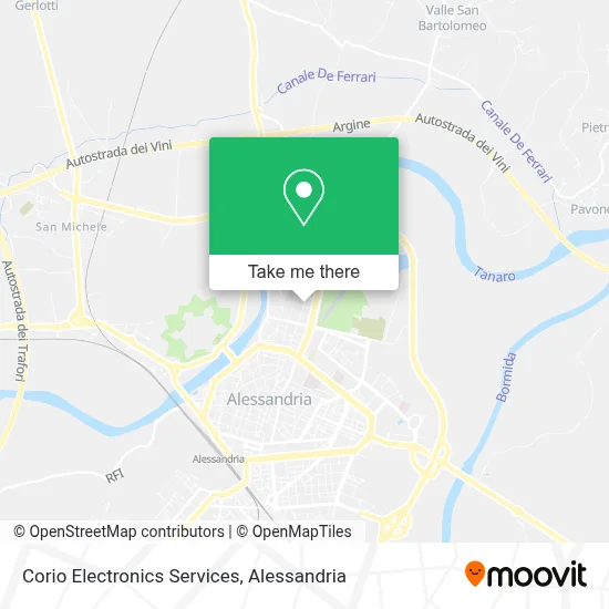 Corio Electronics Services map