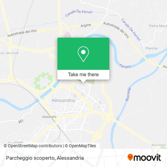 Parcheggio scoperto map
