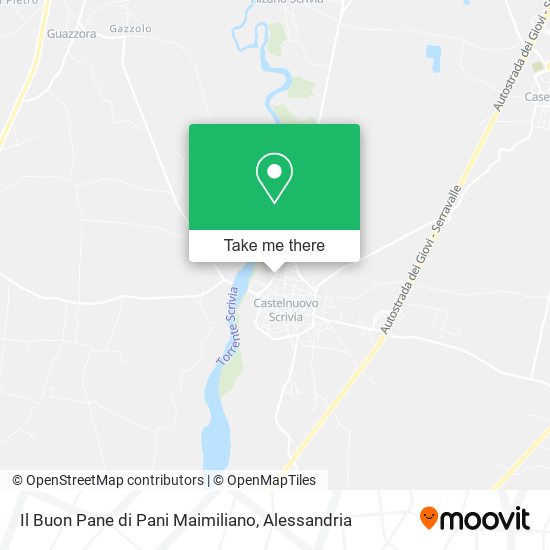 Il Buon Pane di Pani Maimiliano map