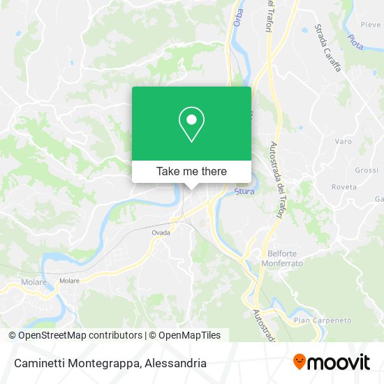 Caminetti Montegrappa map