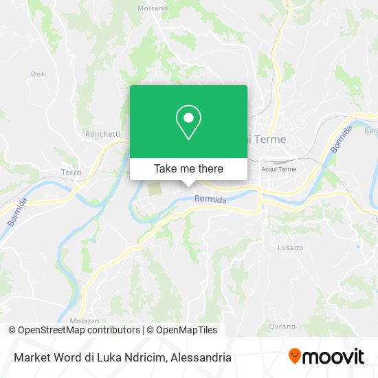 Market Word di Luka Ndricim map