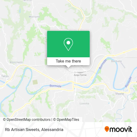 Rb Artisan Sweets map