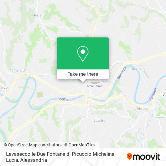 Lavasecco le Due Fontane di Picuccio Michelina Lucia map