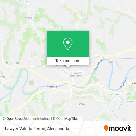 Lawyer Valerio Ferrari map