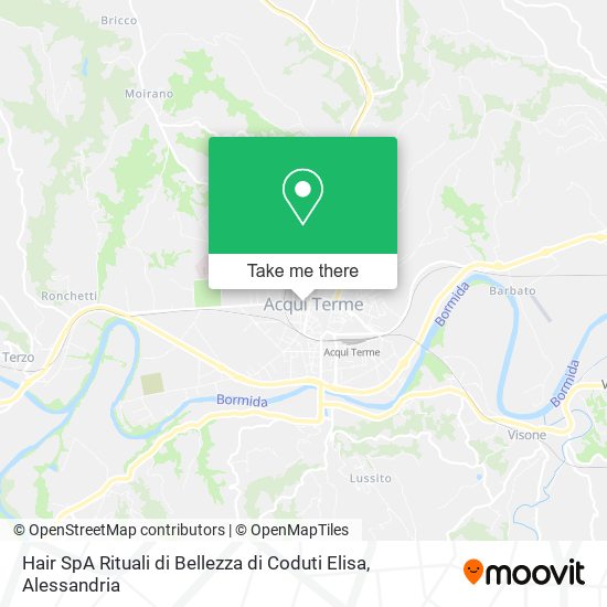 Hair SpA Rituali di Bellezza di Coduti Elisa map