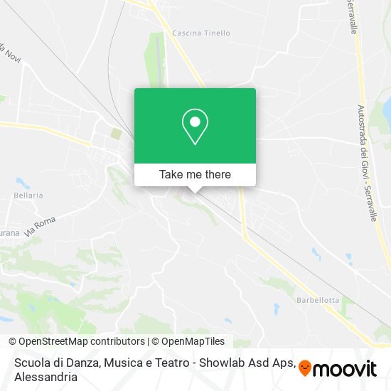 Scuola di Danza, Musica e Teatro - Showlab Asd Aps map
