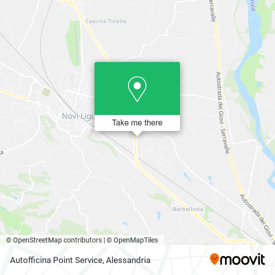 Autofficina Point Service map