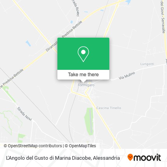 L'Angolo del Gusto di Marina Diacobe map