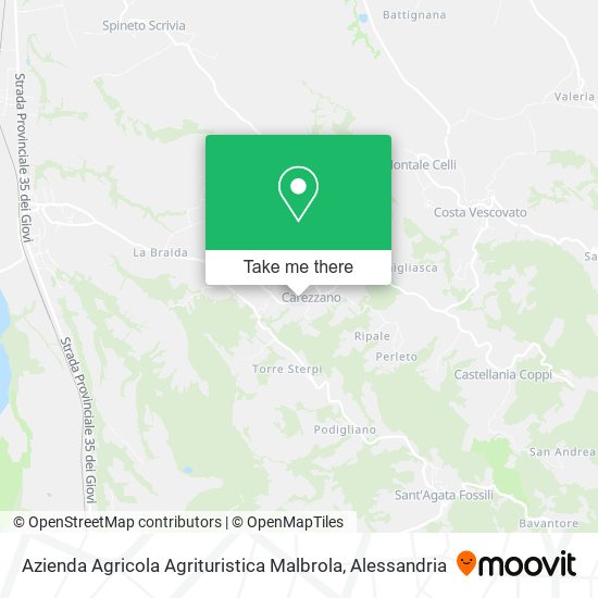 Azienda Agricola Agrituristica Malbrola map