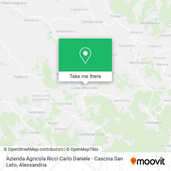 Azienda Agricola Ricci Carlo Daniele - Cascina San Leto map