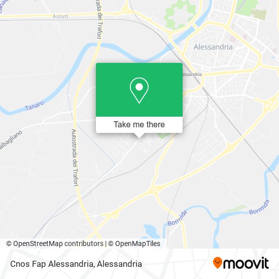 Cnos Fap Alessandria map