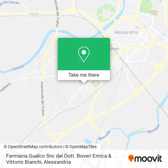 Farmacia Gualco Snc dei Dott. Boveri Enrica & Vittorio Bianchi map