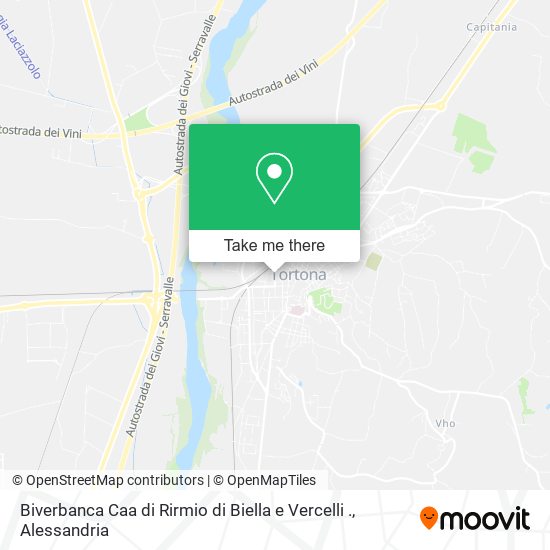 Biverbanca Caa di Rirmio di Biella e Vercelli . map