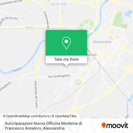 Autoriparazioni Nuova Officina Moderna di Francesco Annaloro map