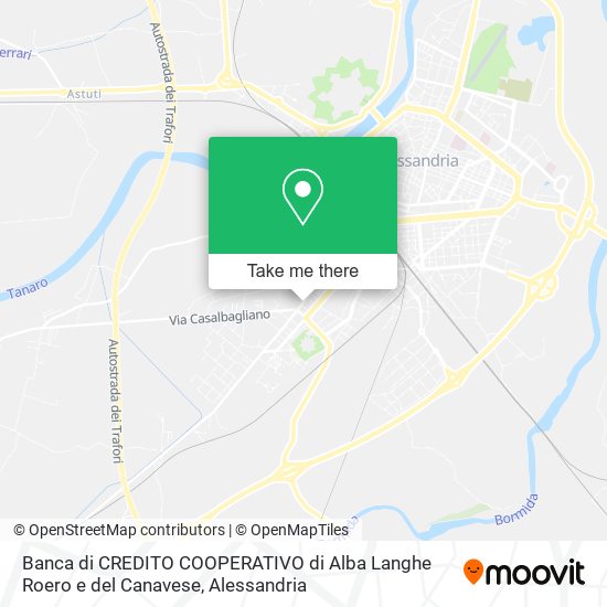 Banca di CREDITO COOPERATIVO di Alba Langhe Roero e del Canavese map