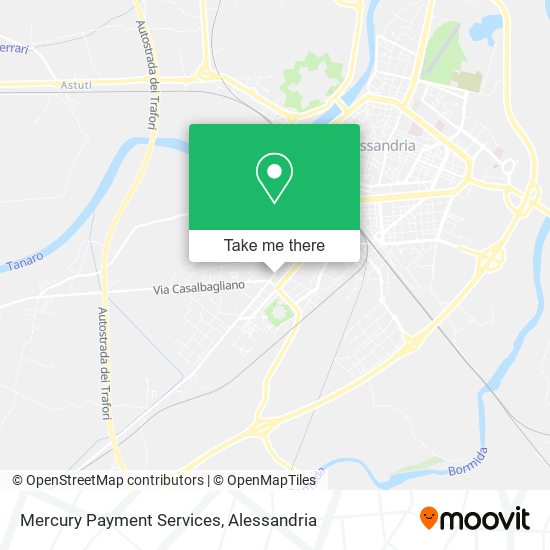 Mercury Payment Services map