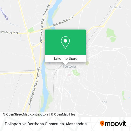 Polisportiva Derthona Ginnastica map