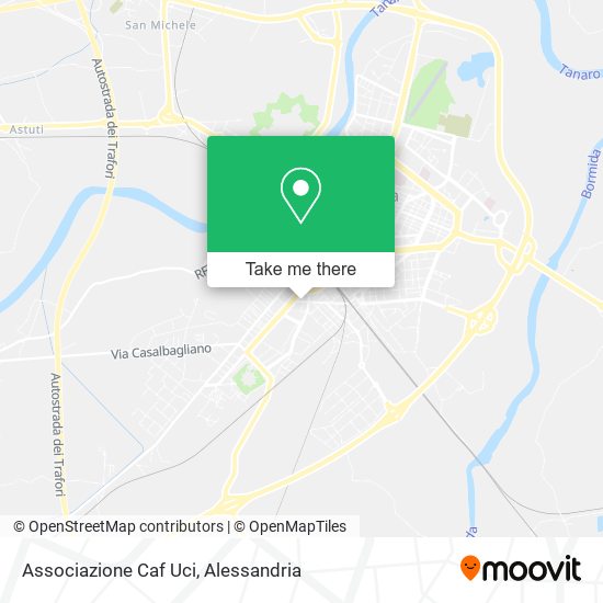Associazione Caf Uci map
