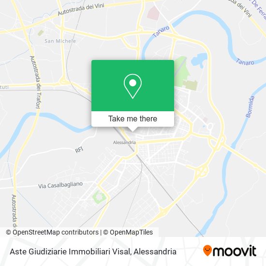 Aste Giudiziarie Immobiliari Visal map
