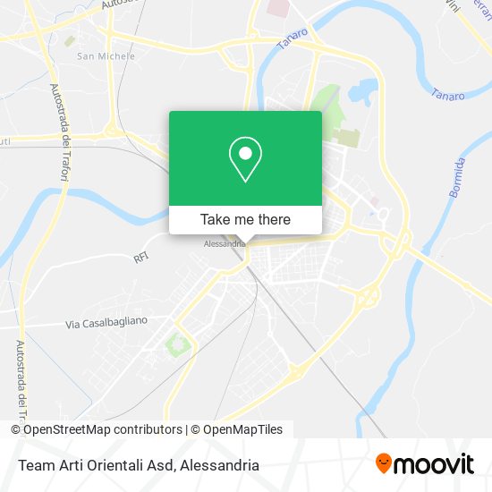 Team Arti Orientali Asd map