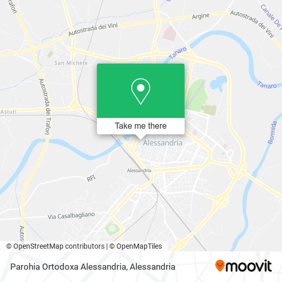 Parohia Ortodoxa Alessandria map