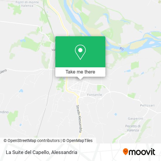 La Suite del Capello map