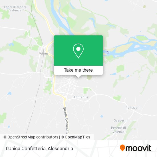 L'Unica Confetteria map