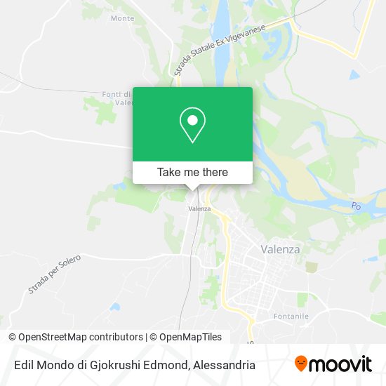 Edil Mondo di Gjokrushi Edmond map