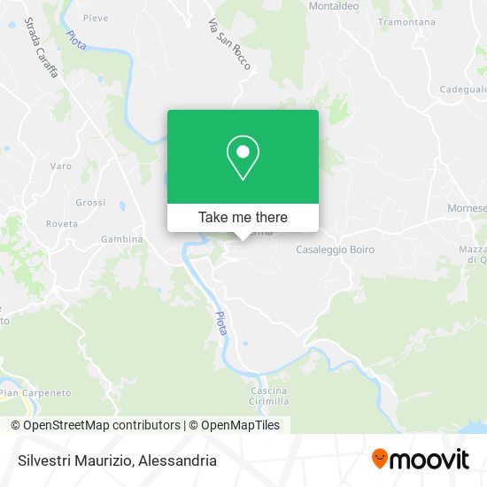 Silvestri Maurizio map