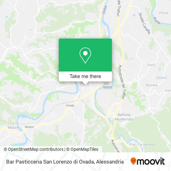 Bar Pasticceria San Lorenzo di Ovada map