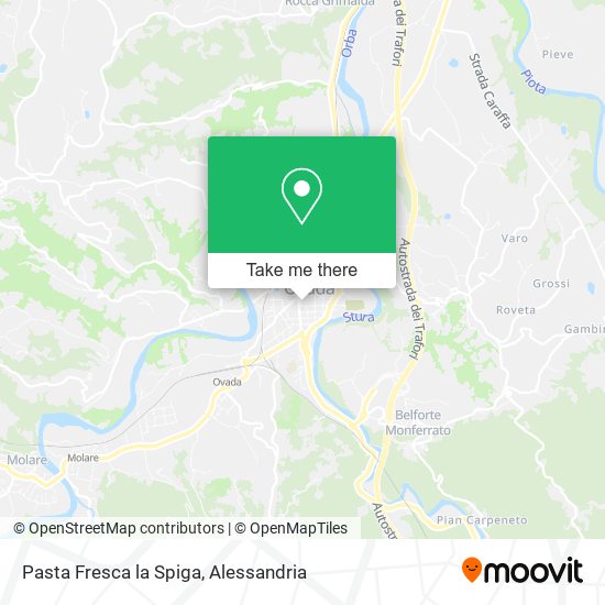 Pasta Fresca la Spiga map