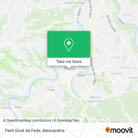 Petit Gout da Fede map