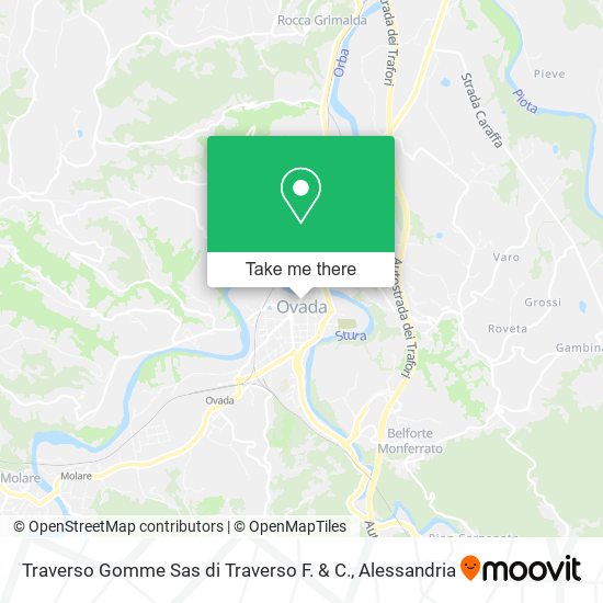 Traverso Gomme Sas di Traverso F. & C. map