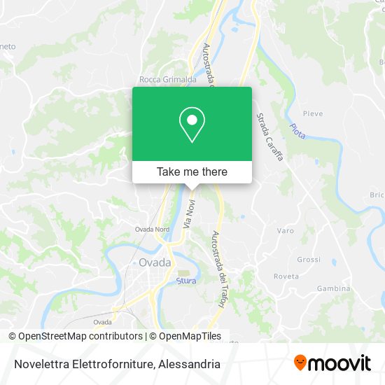 Novelettra Elettroforniture map
